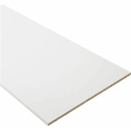 TABLETTE MELAMINEE BLANCHE 2 CHANTS PLAQ 18X400X2500 (1.5M )